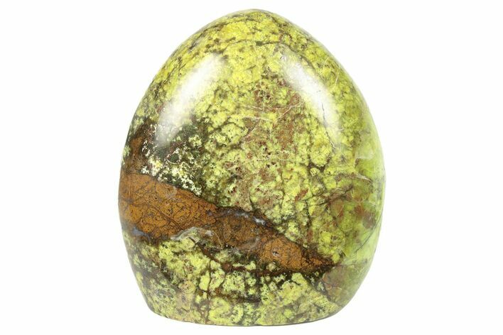 Polished, Free-Standing Green Pistachio Opal - Madagascar #247466